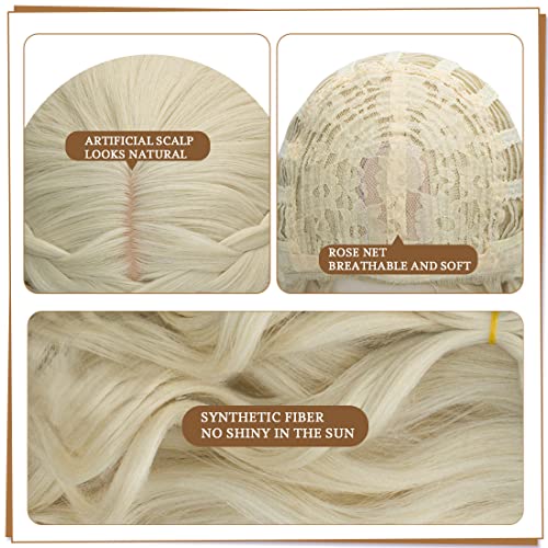 Fantasy Blonde Braid Wig for Halloween Costume