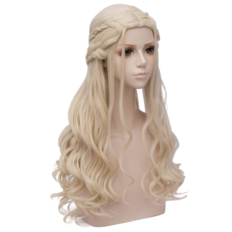 Fantasy Blonde Braid Wig for Halloween Costume