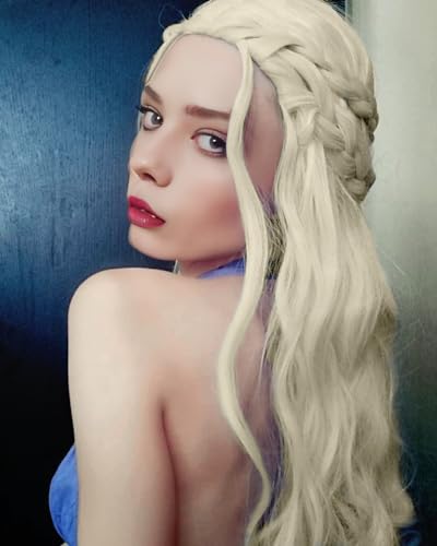 Fantasy Blonde Braid Wig for Halloween Costume