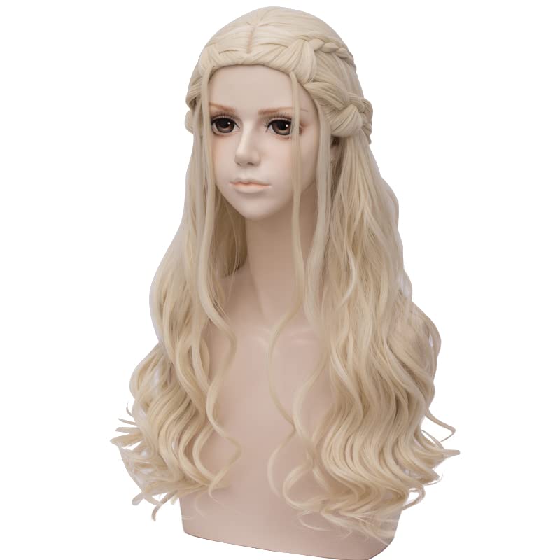 Fantasy Blonde Braid Wig for Halloween Costume