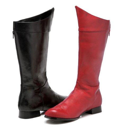 Men's Red Superhero Boots - Medium