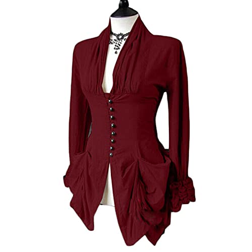 Women's Gothic Renaissance Long Sleeve Blouse
