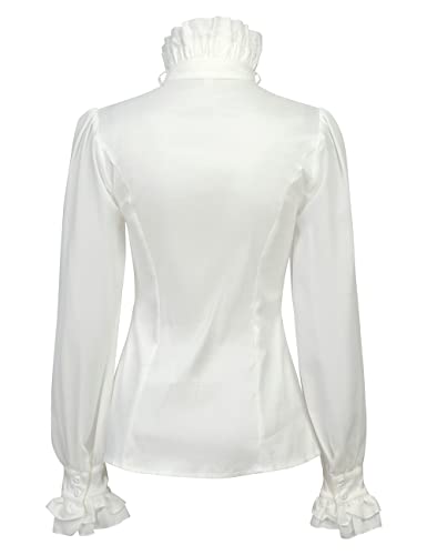 Women's Victorian Renaissance Pirate Shirt Gothic Vampire Medieval