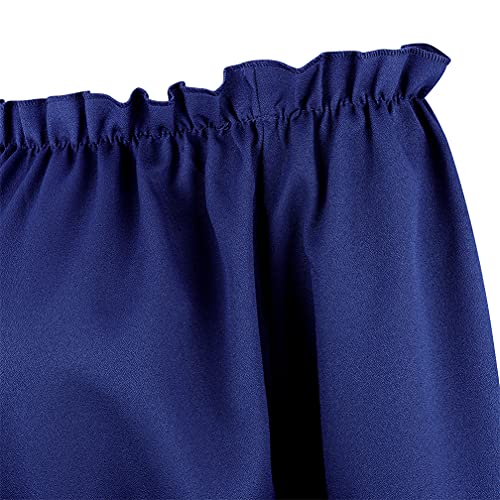 Blue Pirate Renaissance Steampunk Blouse Women’s Shirt 2XL