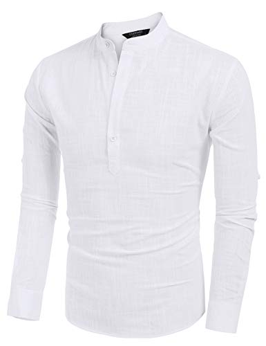 Premium Henley Linen Shirt