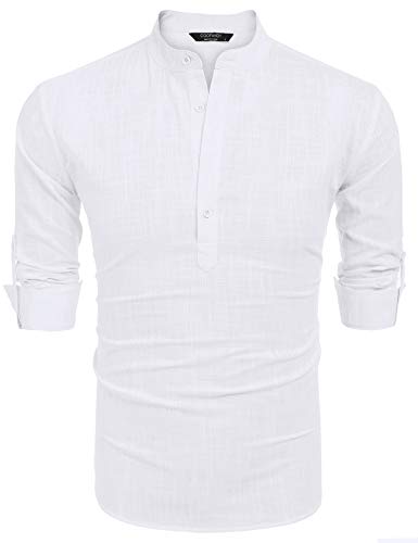Premium Henley Linen Shirt