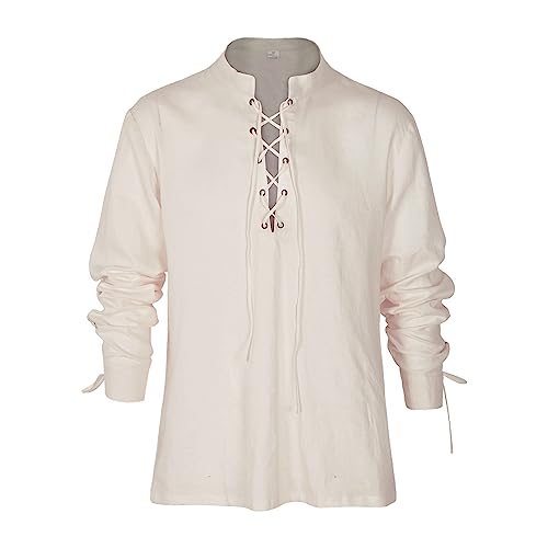 Men's Renaissance Pirate Shirt - Linen 