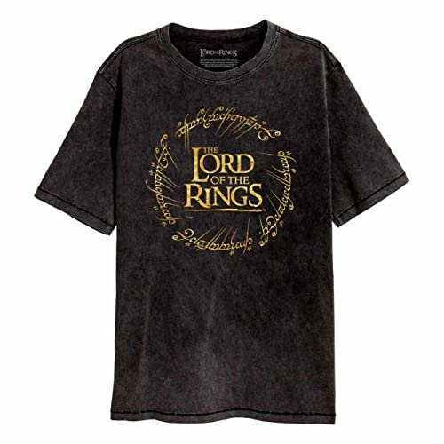 Lord of The Rings Gold Foil Logo Tee