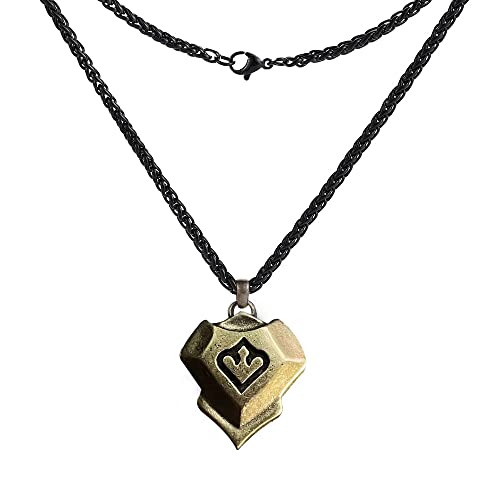 Final Fantasy Dark Knight Red Mage Crystal Necklace