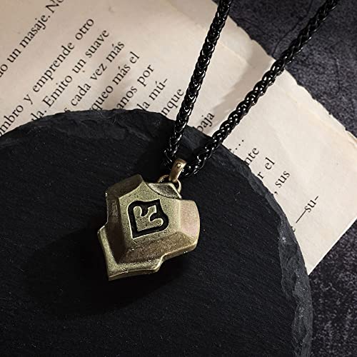 Final Fantasy Dark Knight Red Mage Crystal Necklace