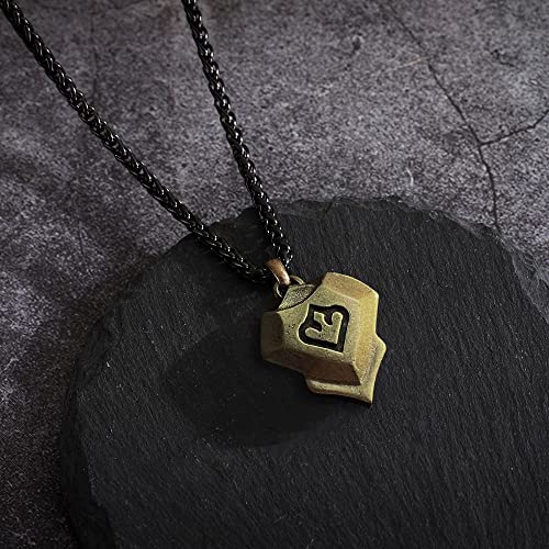 Final Fantasy Dark Knight Red Mage Crystal Necklace