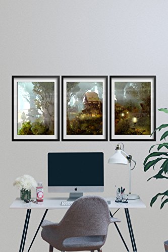 Final Fantasy XIV Gridania Set of 3 Posters