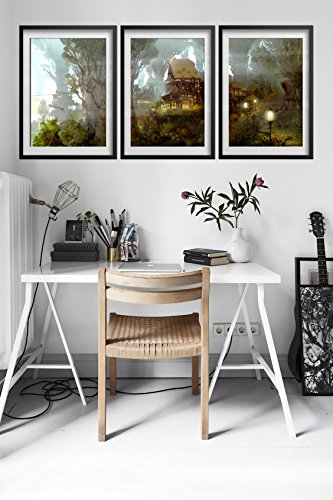 Final Fantasy XIV Gridania Set of 3 Posters