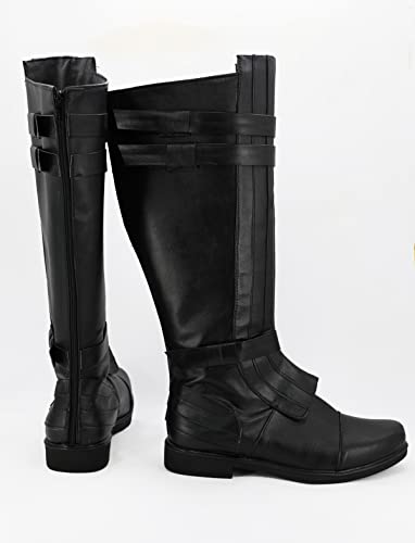 Kylo Ren Cosplay Leather Boots for Men