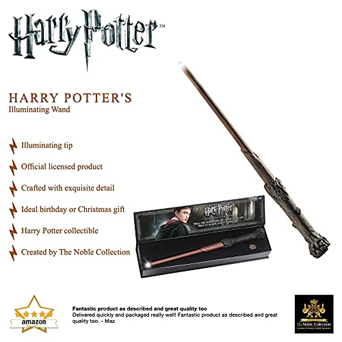 Harry Potter Illuminating Wand: Noble Collection Fantasy Accessory