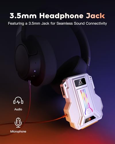 AIMZENIX Keyboard Mouse Adapter for Multi-Platform Gaming - White