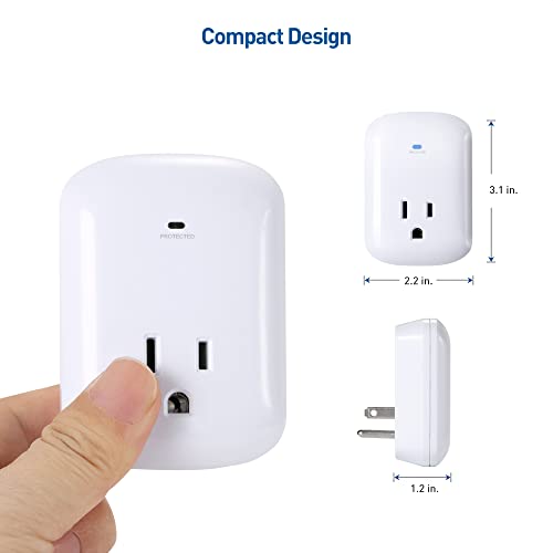 Single Outlet Surge Protector for Electronics