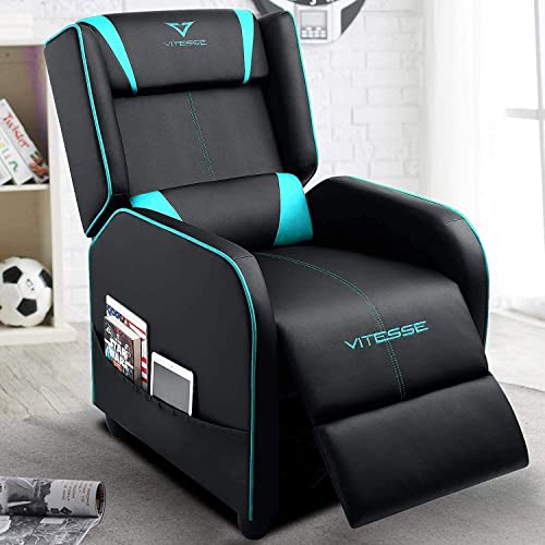 VIT Gaming Recliner Chair - Racing Style, Teal