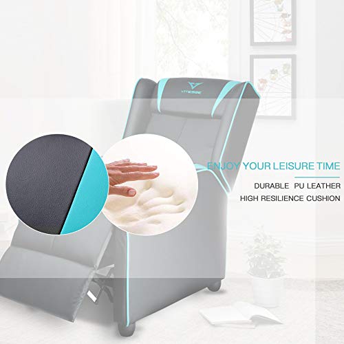 VIT Gaming Recliner Chair - Racing Style, Teal