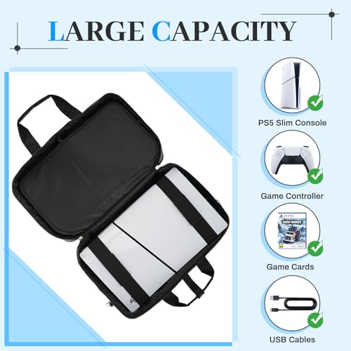 PS5 Slim Carrying Case for Gaming Essentials