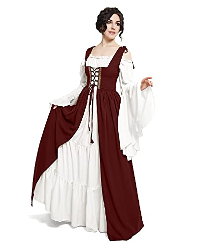 Mystic Irish Maiden Costume (Burgundy)