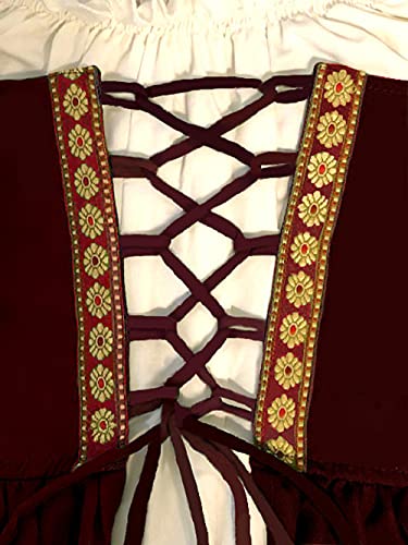 Mystic Irish Maiden Costume (Burgundy)