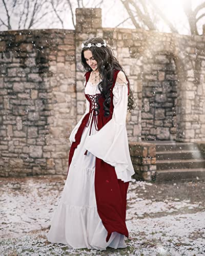 Mystic Irish Maiden Costume (Burgundy)
