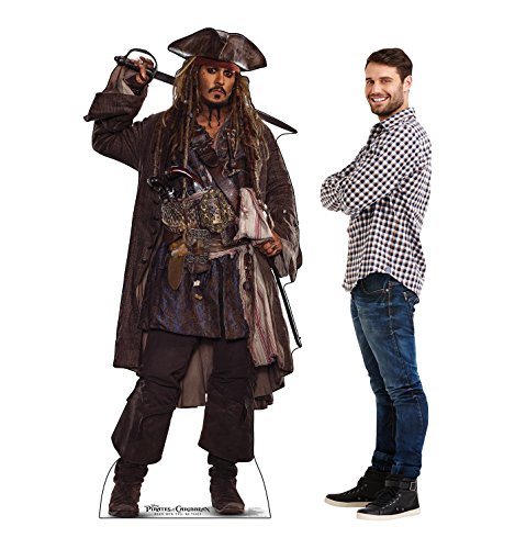 Jack Sparrow Life Size Cutout - Pirates of The Caribbean