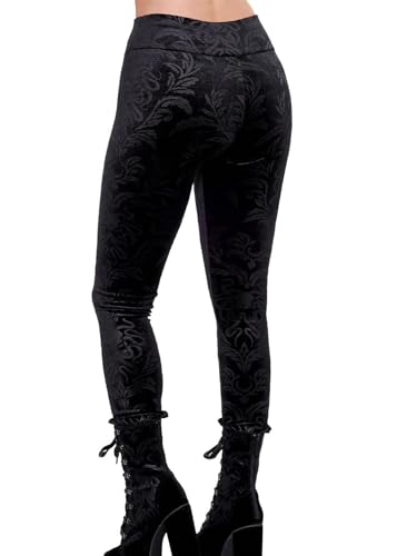 Nihsatin Gothic Velvet High Waist Leggings