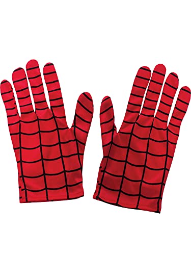 Marvel Universe Spiderman Gloves for Men, One Size