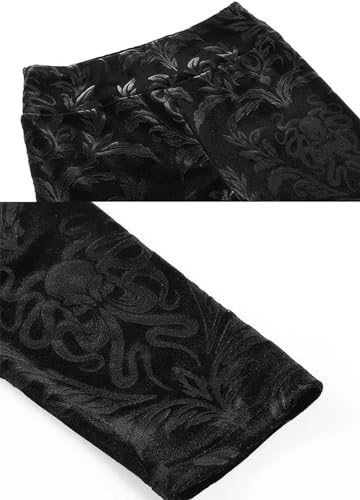 Nihsatin Gothic Velvet High Waist Leggings