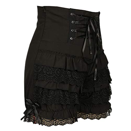 Gothic Lolita Maid Ruffle Lace Cosplay Bloomers Shorts