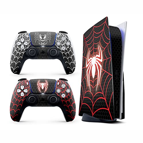 Spider Web Decal Sticker Set for PS5