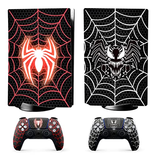 Spider Web Decal Sticker Set for PS5