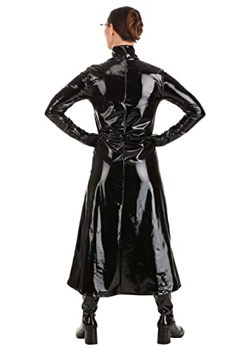 Matrix Trinity Long Black Jacket for Women's Cosplay