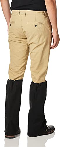 Steampunk Suede Spats Costume Accessory, Black