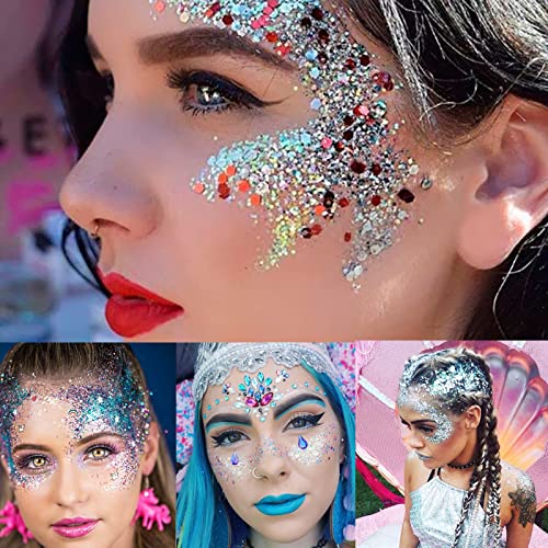 Golden Body Glitter for Music Festival Goddesses