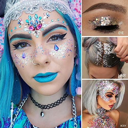 Golden Body Glitter for Music Festival Goddesses