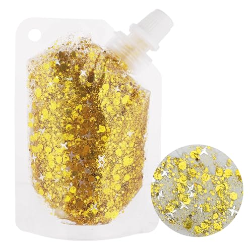 Golden Body Glitter for Music Festival Goddesses