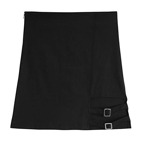 Gothic Punk High Waist Asymmetrical Mini Skirt