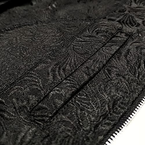 Men's Gothic Renaissance Vampire Frock Coat (Black, Medium)