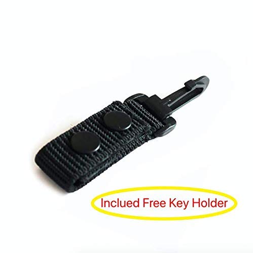 Black Tactical Belt Harness with Padded Suspenders