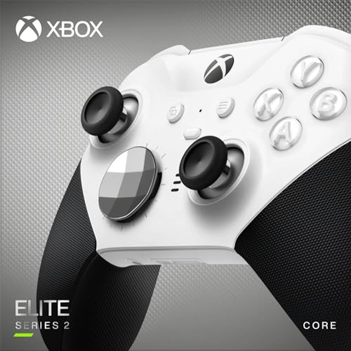 White Xbox Elite Gaming Controller for Various Platforms