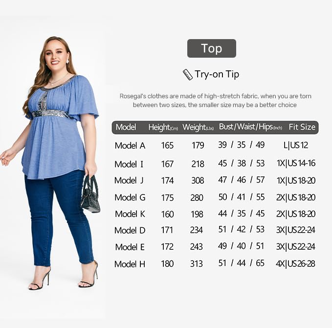 Women's Lace Trim Flare Sleeved Top