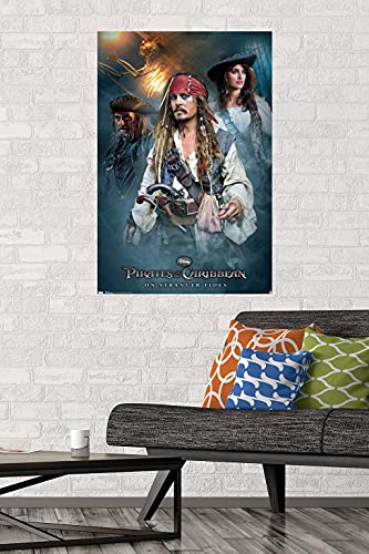 Disney Pirates of the Caribbean Group Wall Poster, 22x34