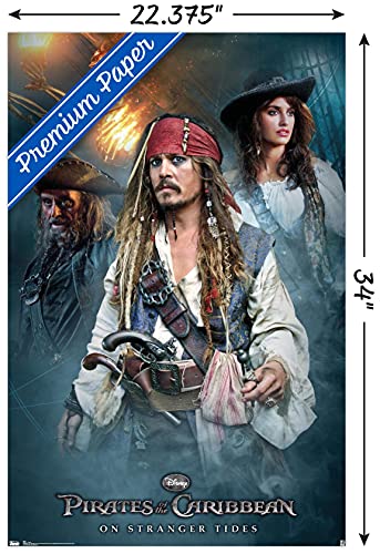 Disney Pirates of the Caribbean Group Wall Poster, 22x34