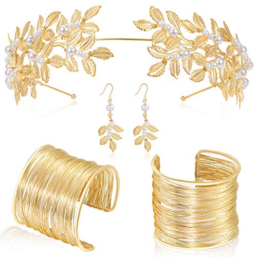 Coucoland Greek Goddess Costume Accessories Party Set