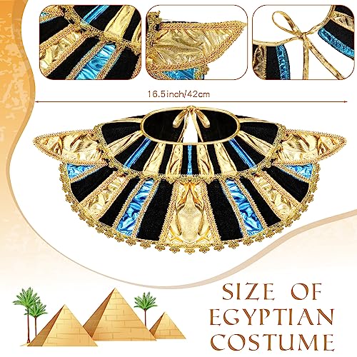 Egyptian Goddess Costume Accessories Set with Multicoloured Beads