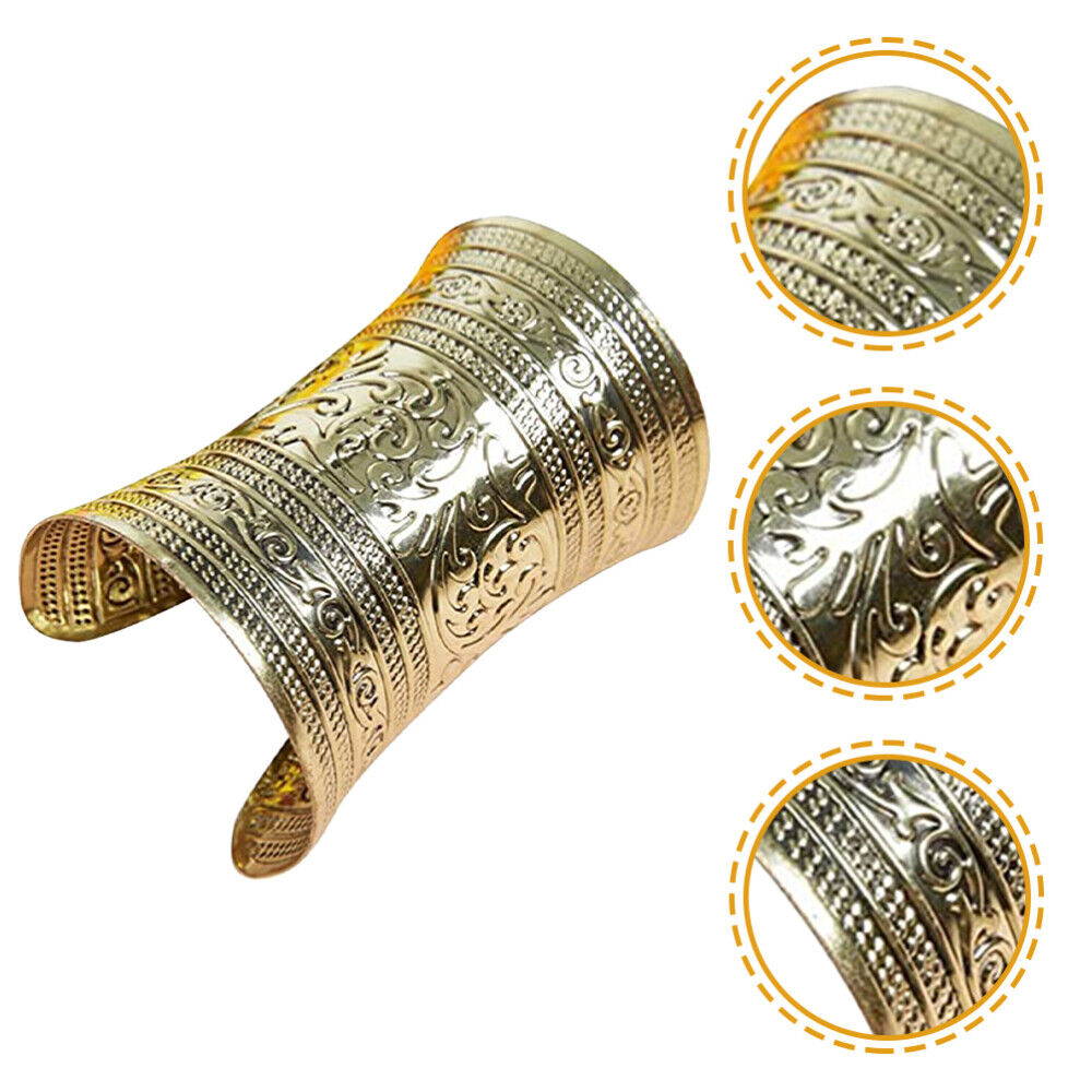 Mythical Greek Goddess Alloy Cuff Bracelet - Vintage