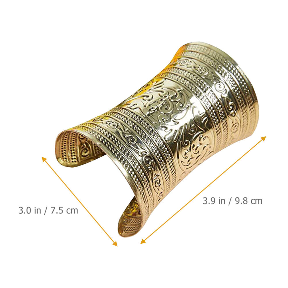 Mythical Greek Goddess Alloy Cuff Bracelet - Vintage